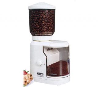 DeLonghi DCG4 Burr Type Coffee Grinder w/Storage Container —