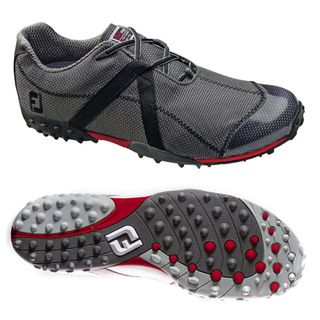 Footjoy Mens M Project Mesh Spikeless Charcoal/ Black Golf Shoes