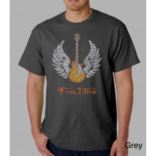 Skynyrd Mens Rock   Roll Freebird Lyric T shirt