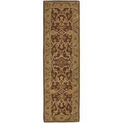 Safavieh Handmade Golden Jaipur Rust/ Green Wool Rug (23 X 16)