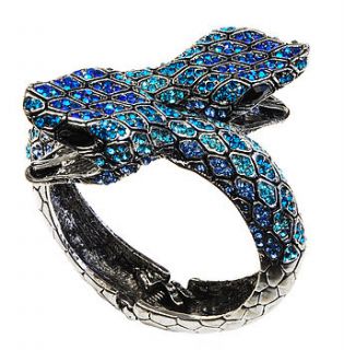 electric blue snakes cuff by rosie fox