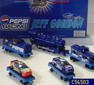 Jeff Gordon 1999 Pepsi 164 Scale 7pc Train Set —