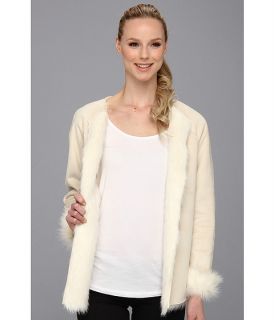 Calvin Klein Toscana Faux Fur Jacket Birch