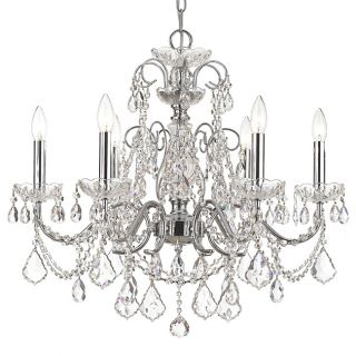 Crystorama Imperial Chrome 6 light Crystal Chandelier