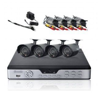 Zmodo PKD DK0866 500GB 8 Channel H.264 DVR with 500GB + 4 x 420TVL 6mm Outdoor Camera CCTV Security Kit  Complete Surveillance Systems  Camera & Photo