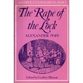 Rape of the Lock (English Classics) Alexander Pope 9780423872903 Books
