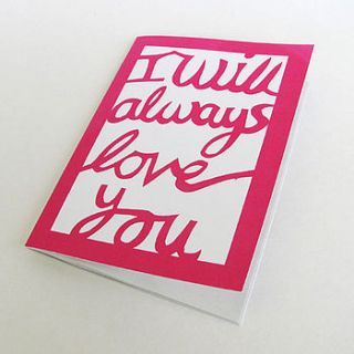 'i will always love you' notebook by kethi copeland
