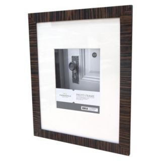 Threshold™ Frame with Mat   Zebra Wood 8x10