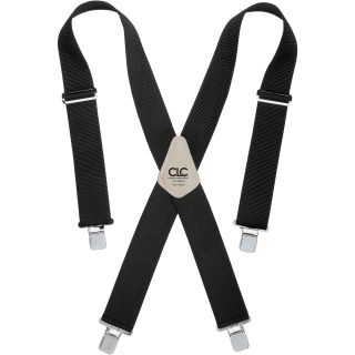 CLC Heavy-Duty Work Suspenders — Black, Model# 110BLK  Suspenders