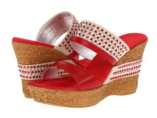 Onex Addison Womens Wedge Shoes (Red)
