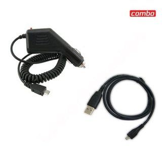 LG UX265 Combo Rapid Car Charger + USB Data Charge Sync Cable for LG UX265 Cell Phones & Accessories