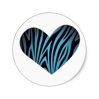 Zebra Love Stickers