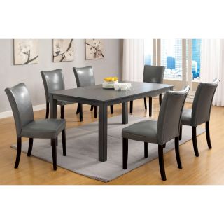 Furniture Of America Belton Gray 60 inch Contemporary Rectangular Dining Table