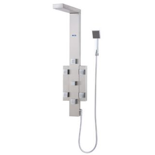 Aston Dual Function Shower Panel with Six Body Jets   A304