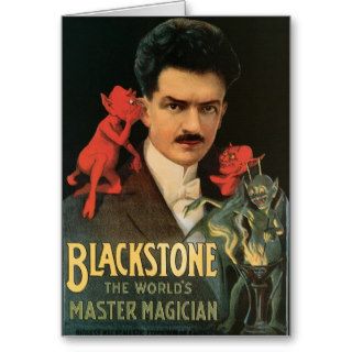 Blackstone ~ Master Magician Vintage Magic Act Cards