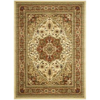 Lyndhurst Collection Ivory/ Rust Rug (4 X 6)