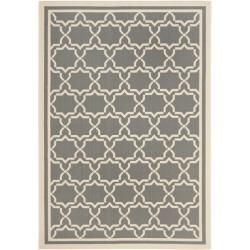 Poolside Anthracite/beige Indoor outdoor Area Rug (67 X 96)