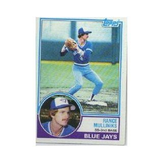 1983 Topps #277 Rance Mulliniks Sports Collectibles