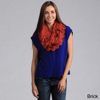 Saro Womens Knitted Infinity Scarf