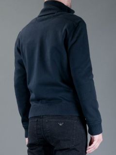 Armani Jeans Double Zip Sweater