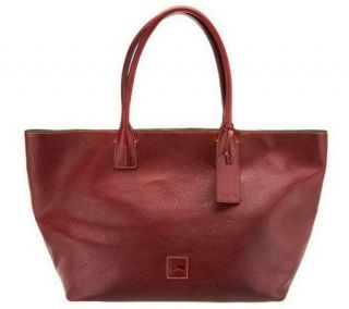 As Is Dooney & Bourke Florentine Leather Medium Russel Bag —