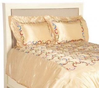 Monaco 3 Piece King Embroidered Comforter Set by LoriWeitzner —