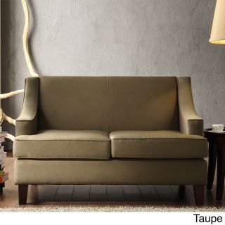 Tribecca Home Winslow Concave Arm Modern Loveseat