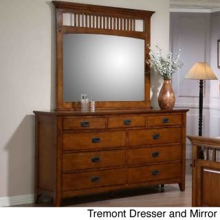 Elements International Group Llc Tremont 9 drawer Dresser With Optional Mirror Chestnut Size 9 drawer