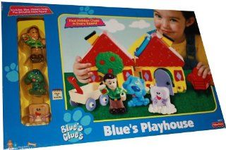 Blue's Clues   Blue's Playhouse Includes Blue, Slippery Soap and Exclusive Steve Figure Toys & Games