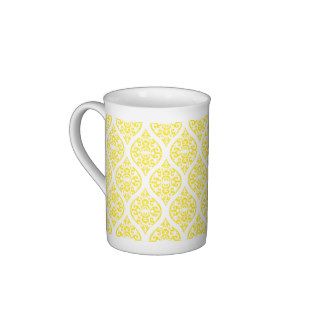 Morrocan design in Yellow Porcelain Mug