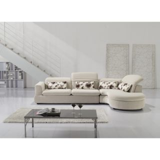 Furniture Of America Selby Adjustable Backrests 2 piece Sectional Chaise Set