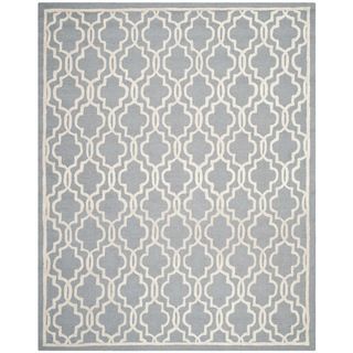 Safavieh Hand tufted Moroccan Cambridge Silver Traditional Wool Rug (6 X 9)
