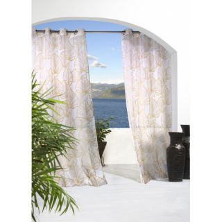 Outdoor Décor Biscayne Sheer Polyester Banana Leaf Grommet Top