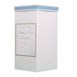 personalised wonderland wedding post box by dreams to reality design ltd