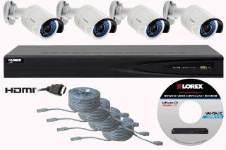 Lorex LNR282C4B 8 Channel Full HD PoE NVR Security System with 2TB Hard Drive and 4 HD 1080p Cameras  Home Security Systems  Camera & Photo