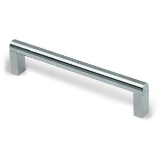 Siro Design 44 282 Stainless Steel 1472 140mm Cc128mm Pull In Fine Brushed Stainless Steel   Cabinet And Furniture Pulls  