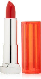 Maybelline New York Color Sensational Vivids Lipcolor, Neon Red, 0.15 Ounce  Lipstick  Beauty