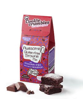 awesome gluten free brownie mix by cookie crumbles
