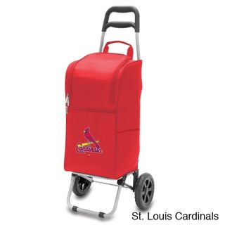 Mlb 15 quart Polyester/steel Insulated Cooler With Folding Trolley