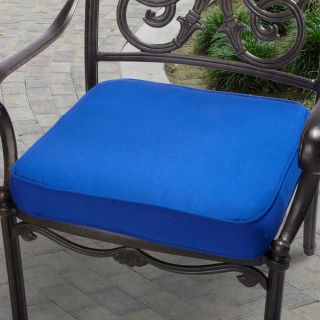Indoor/ Outdoor 20 Chair Cushion With Sunbrella Fabric Solid Bright
