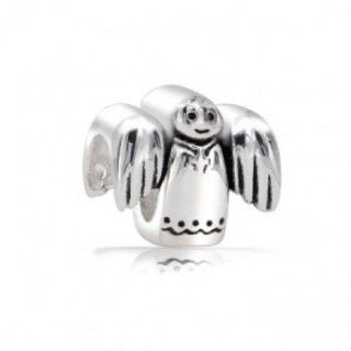 Bling Jewelry Christmas Angel Sterling Silver Holiday Bead Pandora Compatible Jewelry