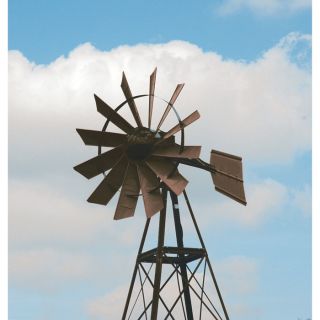 Outdoor Water Solutions Customized Windmill Aeration System — 20ft. Bronzed Windmill, Model# PCW0021  Windmill Aerators