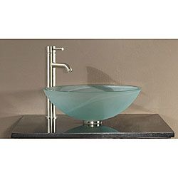 Avanity Tempered Frosted Glass Sink Vessel