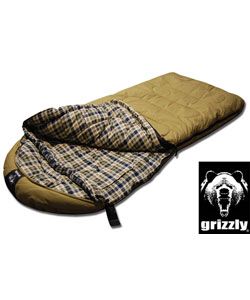 Grizzly +0 Degree Canvas Sleeping Bag With Hyperloft Insulation