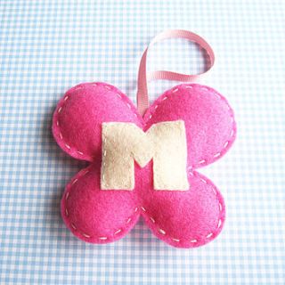 personalised butterfly decoration by ilovehearts