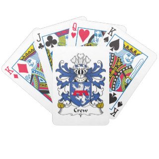 Crew Family Crest Playing Cards