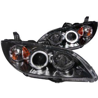 Anzo USA 121228 Mazda 3 Projector Halo Black Clear AmberHeadlight Assembly   (Sold in Pairs) Automotive