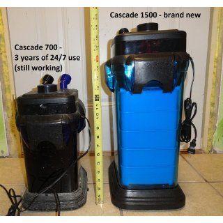 Cascade 1000 Canister Filter for up to 100 Gallon Aquariums, 265gph 