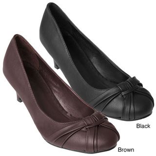 Glaze by Journee Co. Women's 'Brisk 3' Knot Accent Heels Journee Collection Heels