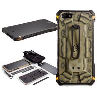 Eco Tech Sector Aluminum Bumper Leather Proof Protective Case Cover for Iphone 5 5s Element Case Sector OPS Elite5 Iphone5 Iphone5s (Black+color back) Cell Phones & Accessories
